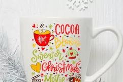 Hot cocoa, Christmas movie, sublimation png Product Image 3
