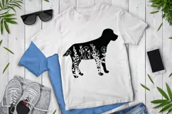 Floral Dog SVG, Flower Dog SVG Cut Files, Dog Clipart Product Image 2