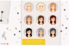 Girl clipart avatar, female logo, social brand LVB71 Yolanda Product Image 3