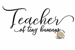 Teacher of tiny humans svg, teacher shirt, funny teacher quo Product Image 3
