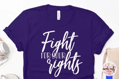 Fight for your rights - Women Empowerment EPS SVG DXF PNG Product Image 3