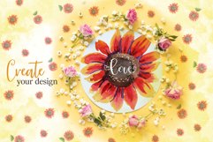 Sunflower Watercolor png Product Image 3