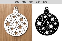 Christmas Paper Template SVG Design Product Image 1
