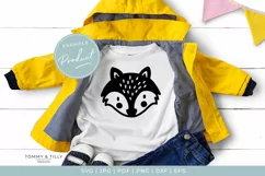 Scandinavian Style Fox - Cute Nursery Kids SVG Cut File Product Image 1