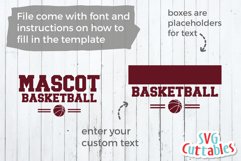 Basketball SVG | Basketball Template 006 | Shirt Design Product Image 4