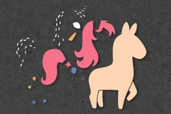 Unicorn svg cut file Unicorn clipart Baby svg Magic svg file Product Image 3