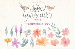 Love is in the air watercolor clipart set volume 3 Product Image 3