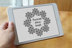 Procreate - Web Wreath- Halloween Stamp Product Image 1