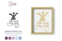 Weihnachtsengel SVG | Weihnachten SVG Product Image 1
