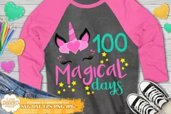 100 Days Of School SVG, Unicorn Svg, 100th Days SVG, PNG Product Image 2