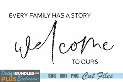 Every Family Has a Story SVG, Farmhouse SVG Product Image 2