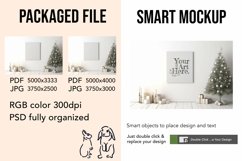 Canvas Smart Mockup PSD &amp; JPG Template Graphic Product Image 2