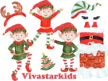 Watercolor Christmas clip art Product Image 5