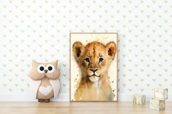 Watercolor Cub Nursery Prints, Set of 3 Prints Product Image 4