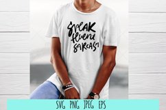 Sarcastic quote SVG | Speak fluent sarcasm Product Image 1