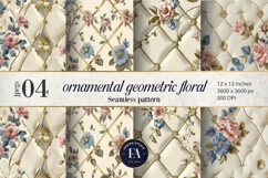 Vintage Floral Wallpaper |Ornamental Flower Pattern Product Image 1