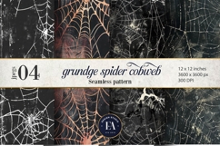 Spooky Grunge Cobweb Digital Papers |Spooky Digital Paper Product Image 1