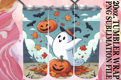 Happy Journeys 20oz tumbler wrap, Ghost Product Image 1