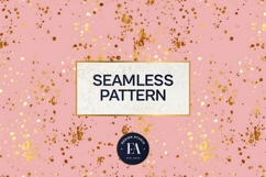 Pink Gold Shimmer Digital Paper, Glitter Texture Product Image 3