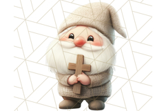 Easter Christian Gnome PNG, Religious Spring Sublimation Product Image 4