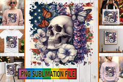 LUMINOUS TOTE BAG Art Ideas, Skull USA Product Image 1