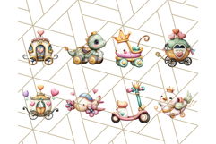 Royal Carriage &amp; Princess Vehicle PNG Clipart for Fairytales Product Image 8