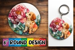 Radiant Circle Coaster Sublimation, Animals Product Image 1