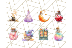 Hocus Pocus Potion Lab Clipart PNG Halloween Clip Art Product Image 8
