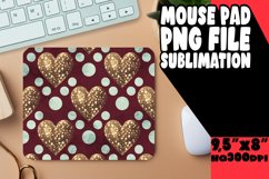 Unique Desk Pad Design Sublimation, Heart Product Image 1