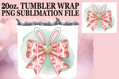 BLISSFUL SUNSETS 20oz TUMBLER WRAP, Easter Bow Product Image 1