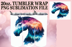 Blissful love 20oz tumbler wrap, Animals Art Product Image 1