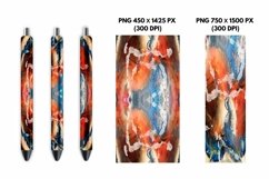 Blue Pen Bundle | Epoxy Pen Wrap | Sublimation Product Image 9