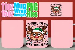 Inspiring mornings 11oz 15oz sublimation wrap, Christmas Product Image 1