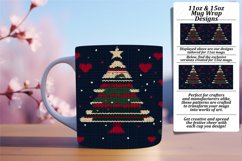 Vibrant 11oz Mug Wrap Png Template , Holiday Product Image 1