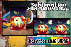 Bright dreams 11oz 15oz sublimation wrap, Ghost Product Image 1