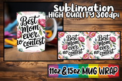 Serene moments 11oz 15oz sublimation wrap, Mother's Day Product Image 1