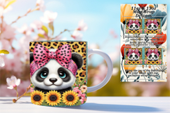 Charming 15oz Mug Wrap Png Artwork , Cute Animals Product Image 1