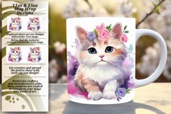 Artistic Meowsters: Sublimation Cat Mugs Product Image 1