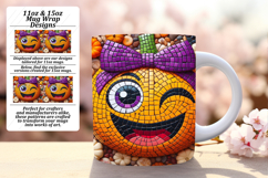 Gorgeous 15oz Mug Wrap Png Template , Cute Pumpkin Product Image 1