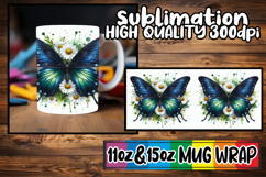 Uplifting spirits sublimation print wrap, Butterfly Product Image 1