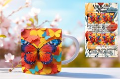 Springtime Butterfly Wonderland: Mug Wrap Product Image 1