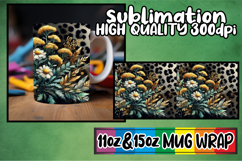 Cheerful skies 11oz 15oz sublimation wrap, Leopard Prints Product Image 1