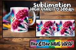 Colorful vibes sublimation print wrap, Butterfly Product Image 1
