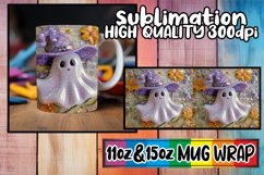 Fall Fantasy: 3D Halloween Mug Wrap Sublimation Product Image 1