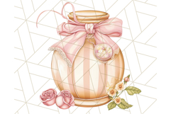 Pastel Tea Clip Art PNG with Sweets and Floral Accents Png Product Image 4