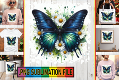 Vibrant TSHIRT Magic PNG, Butterfly Product Image 1