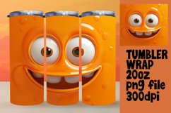 Dynamic Emoji Cartoon Tumbler Design - Sublimation 20oz Product Image 1