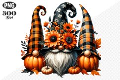 Halloween Gnomes Sublimation - Clipart PNG Design Product Image 1