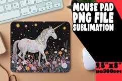 Mystic Unicorn Wonderland Mouse Pad Product Image 1