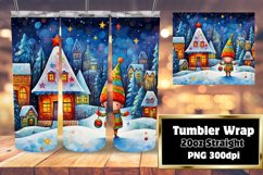 3D Vibrant Holiday Christmas Winter Tumbler 20oz Product Image 1